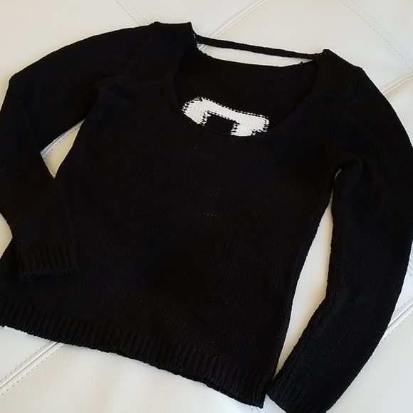 Victoria Secret Black knitted Top - Picture 6 of 8